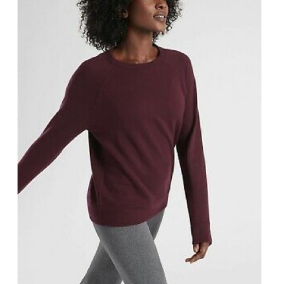 Athleta Sweaters - Athleta Dynamic Crew Top in Eggplant size medium GUC